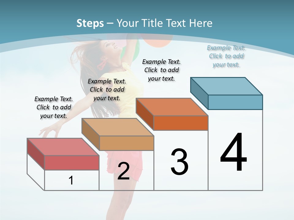 Blue Inspiration Lifestyle PowerPoint Template