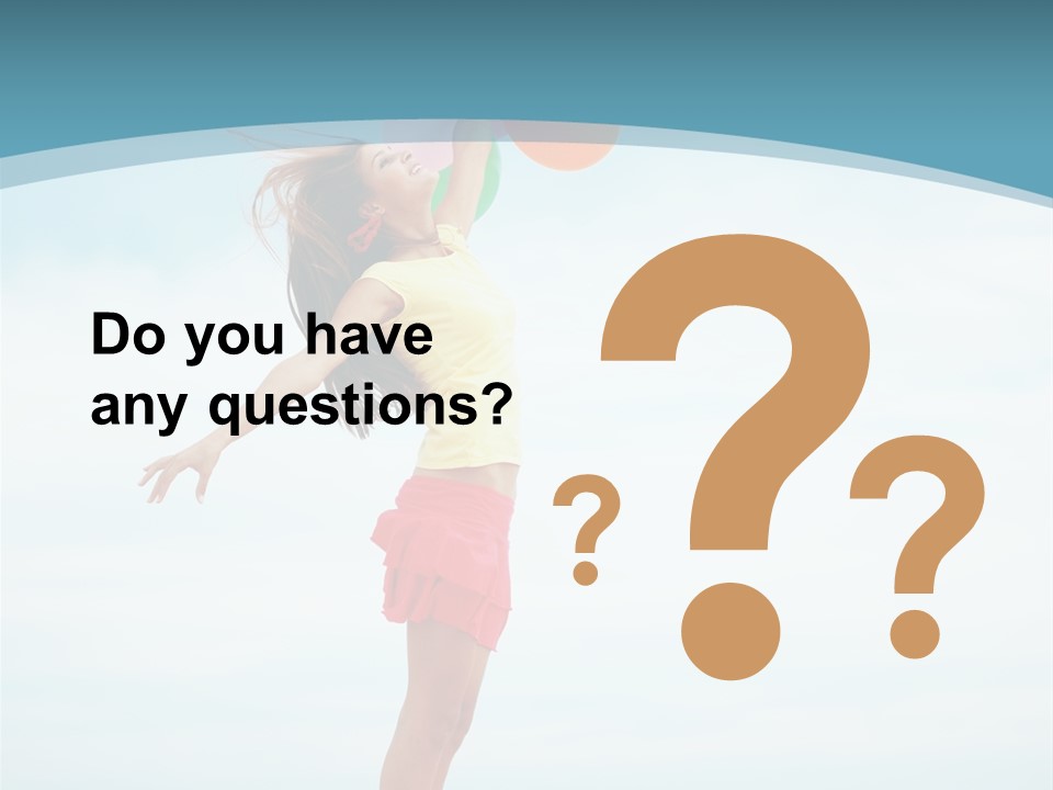 Blue Inspiration Lifestyle PowerPoint Template