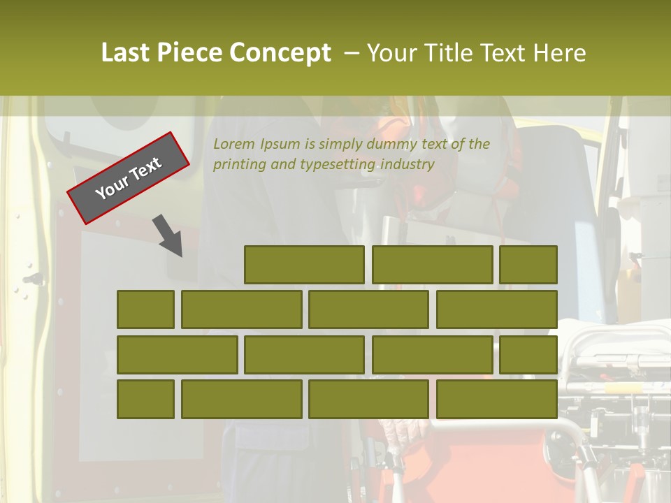 Help Aid Red PowerPoint Template