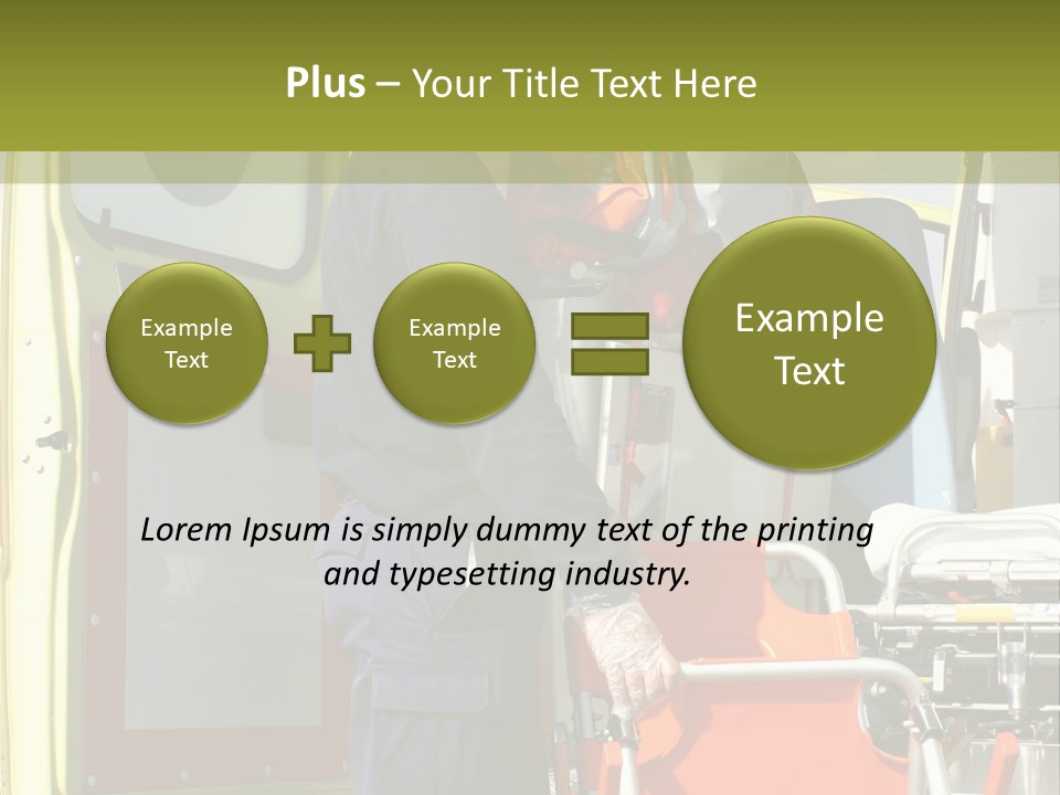 Help Aid Red PowerPoint Template