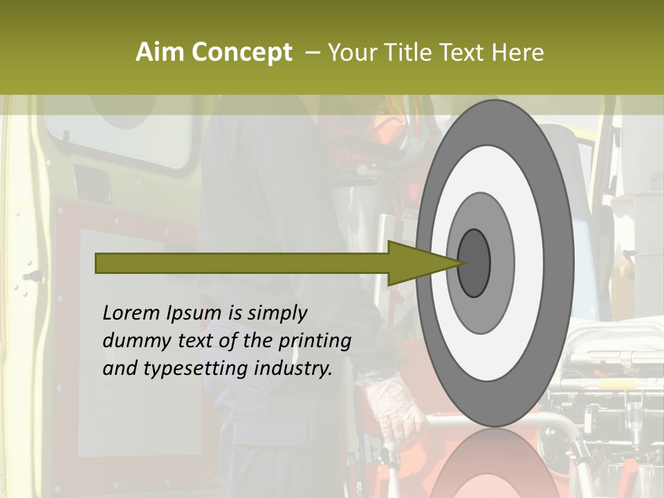 Help Aid Red PowerPoint Template