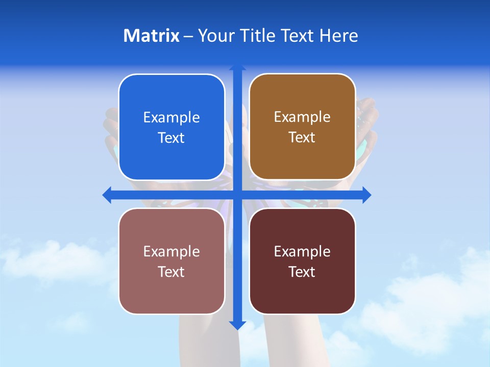 Rays Soft Cloudy PowerPoint Template