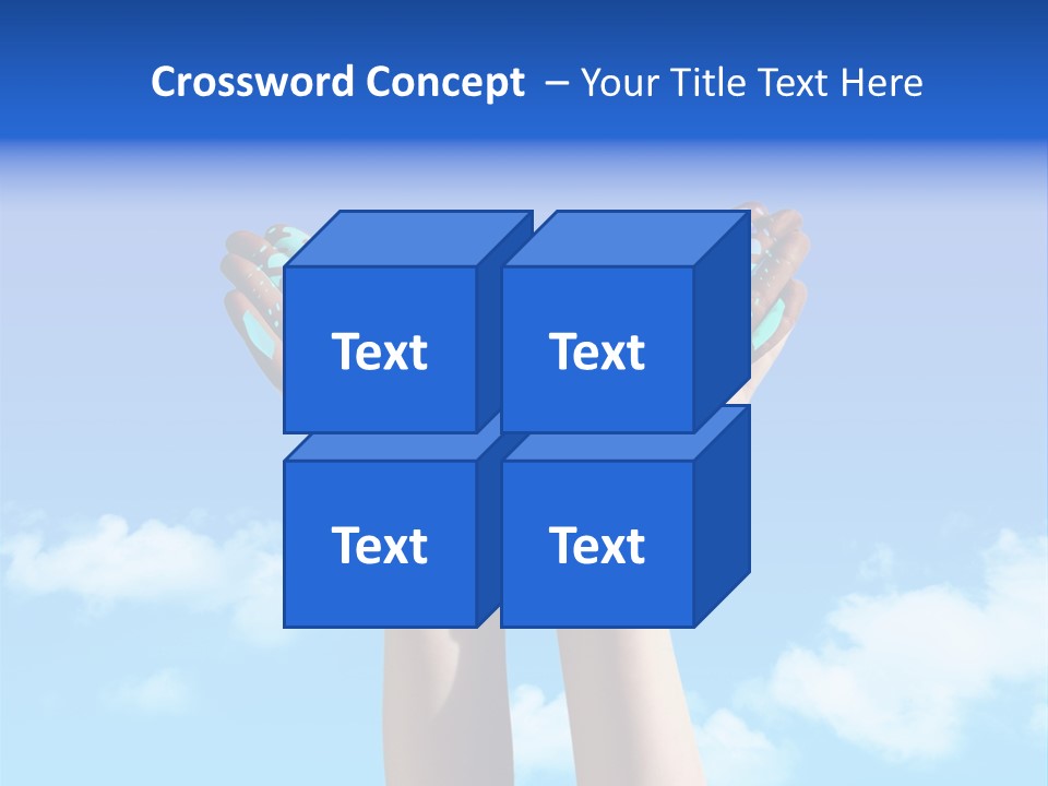 Rays Soft Cloudy PowerPoint Template