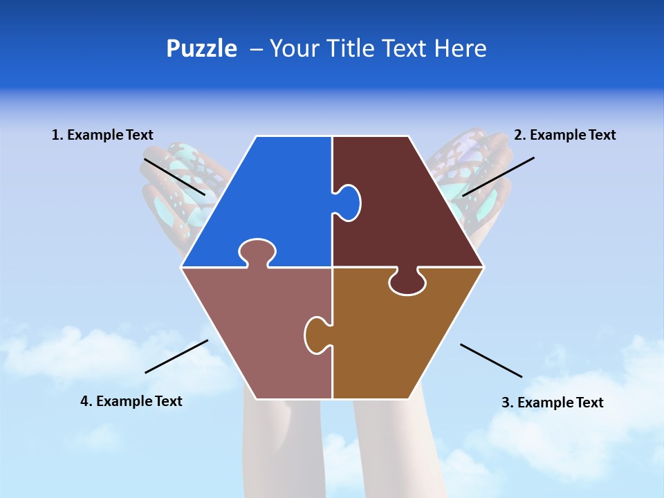 Rays Soft Cloudy PowerPoint Template