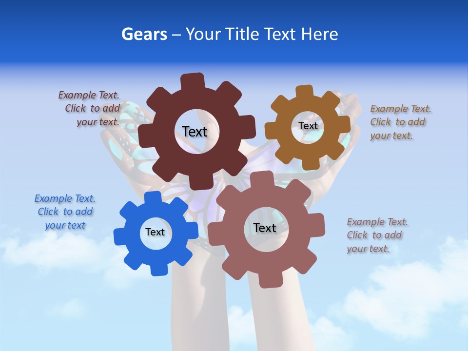 Rays Soft Cloudy PowerPoint Template