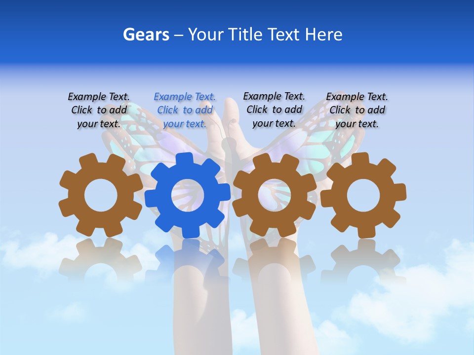 Rays Soft Cloudy PowerPoint Template