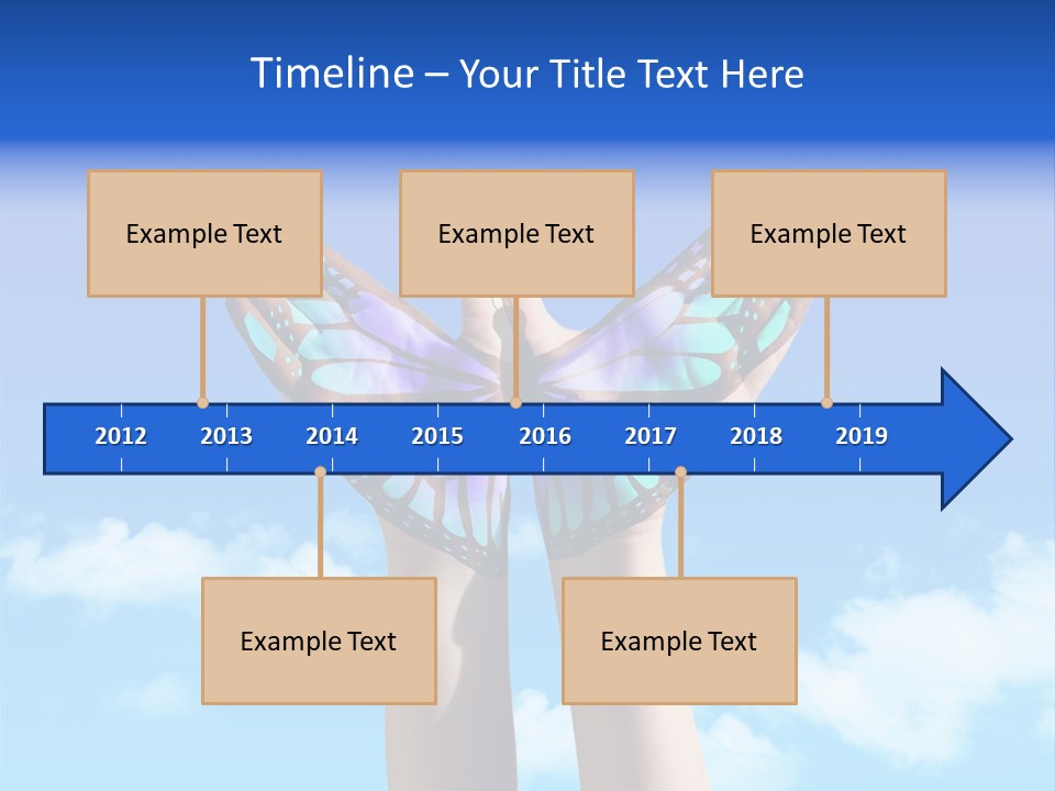 Rays Soft Cloudy PowerPoint Template