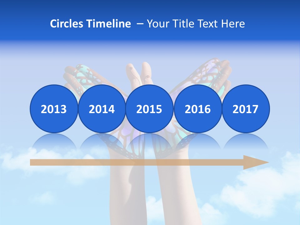 Rays Soft Cloudy PowerPoint Template