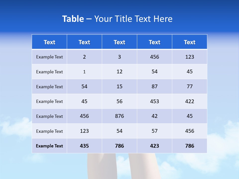 Rays Soft Cloudy PowerPoint Template