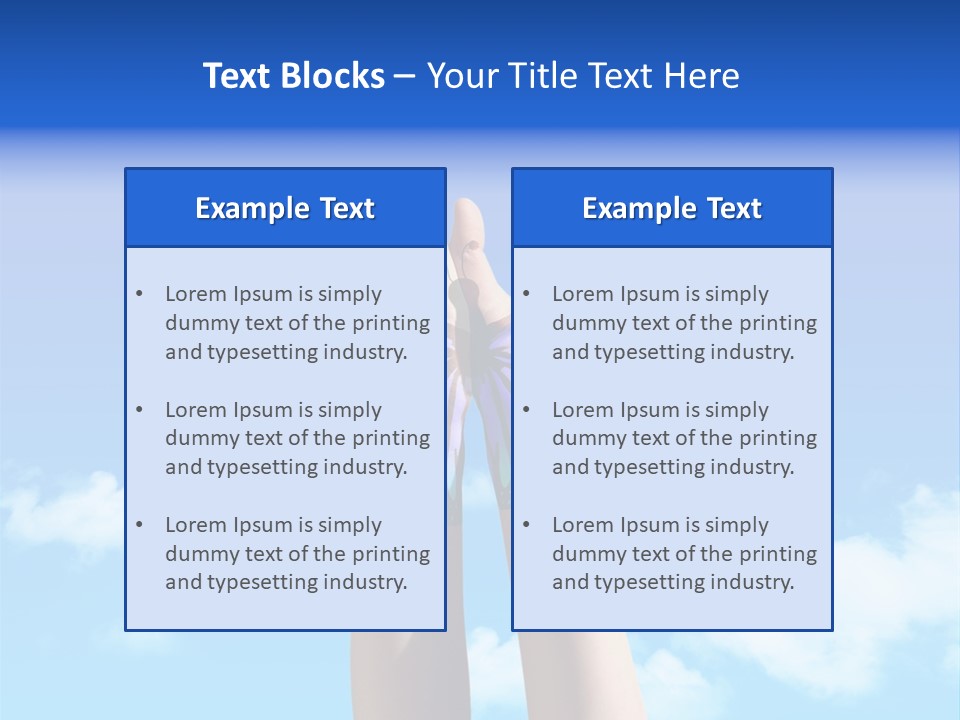 Rays Soft Cloudy PowerPoint Template