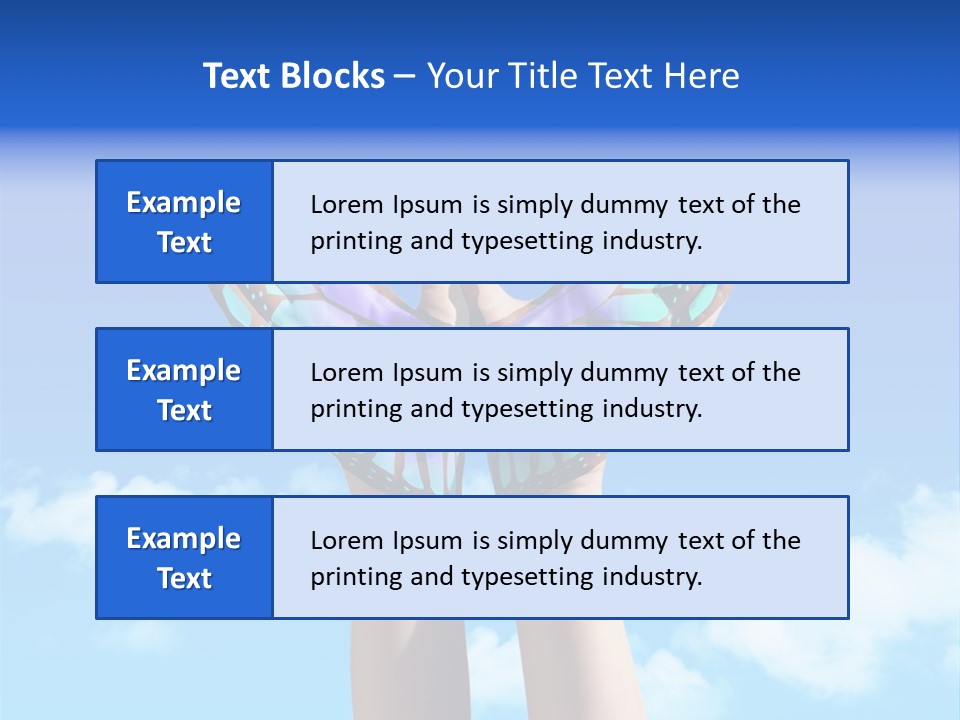 Rays Soft Cloudy PowerPoint Template
