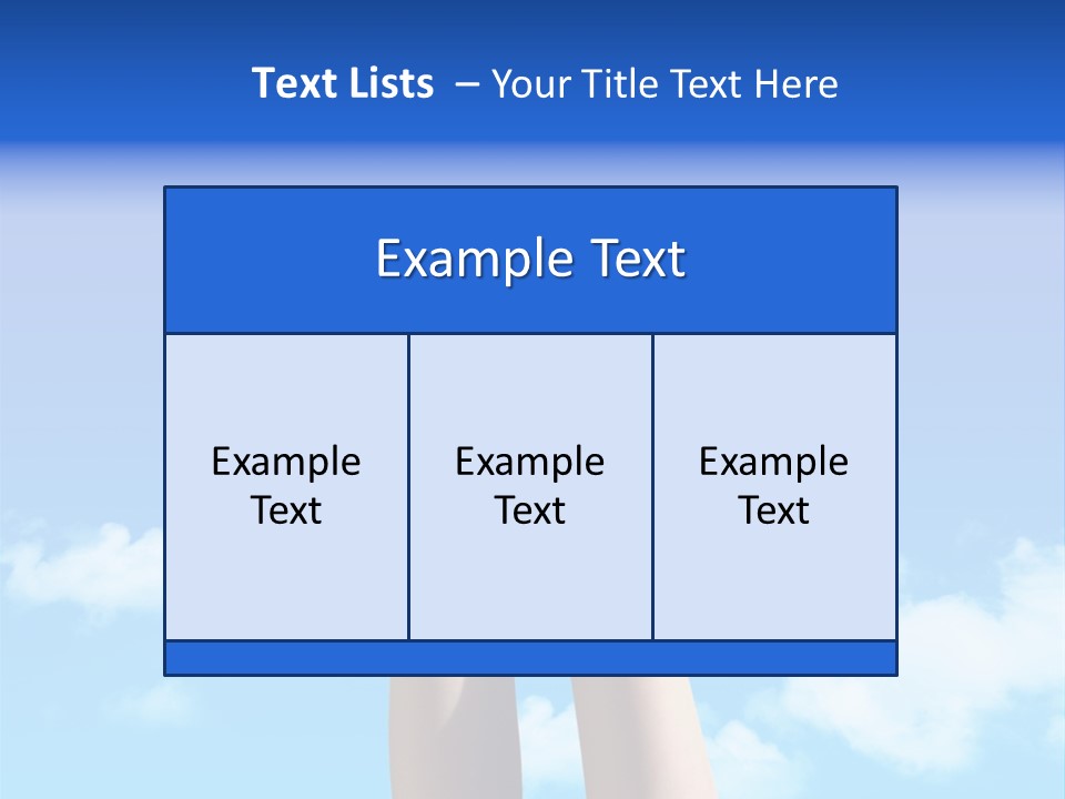 Rays Soft Cloudy PowerPoint Template