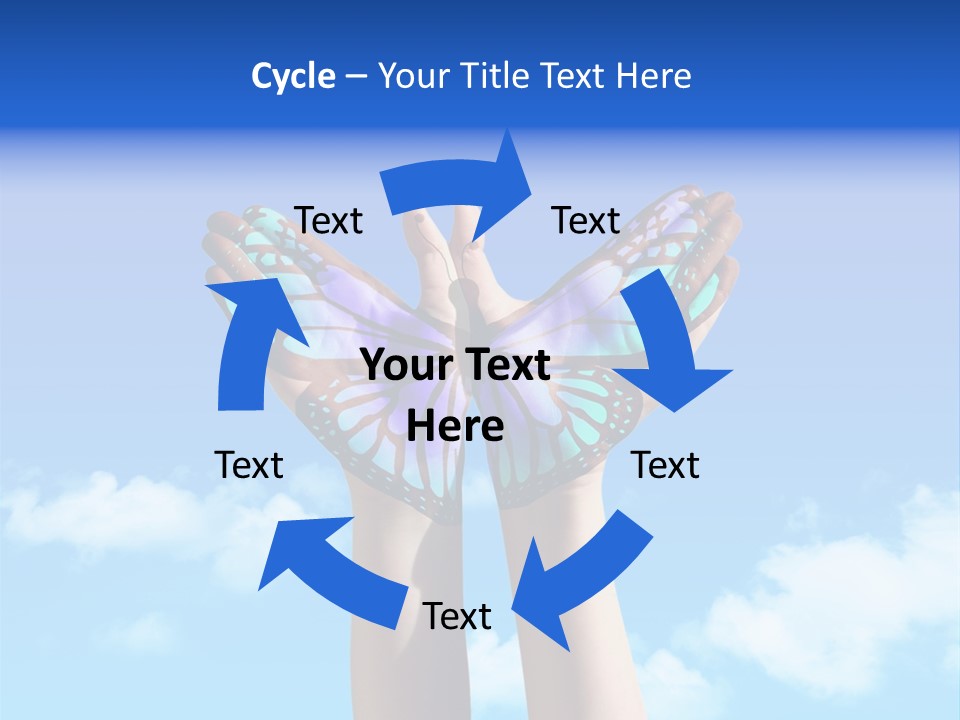 Rays Soft Cloudy PowerPoint Template