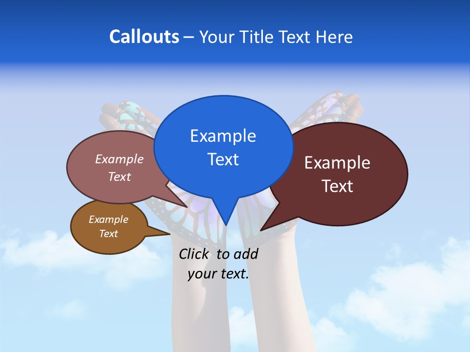 Rays Soft Cloudy PowerPoint Template