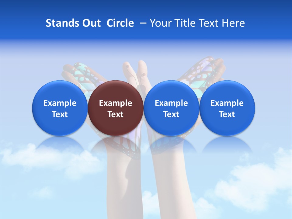 Rays Soft Cloudy PowerPoint Template