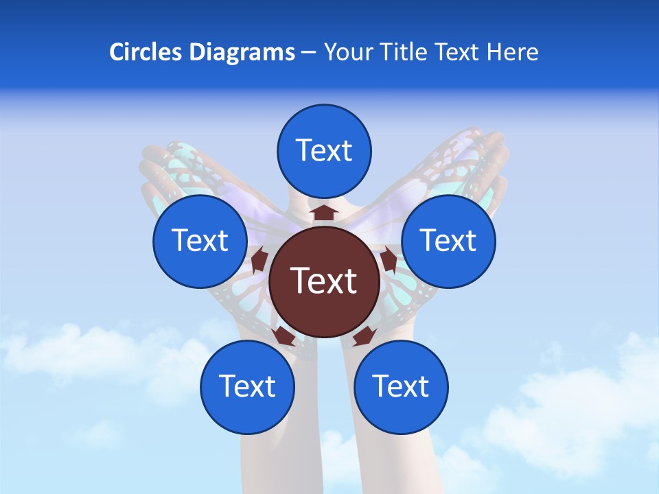 Rays Soft Cloudy PowerPoint Template