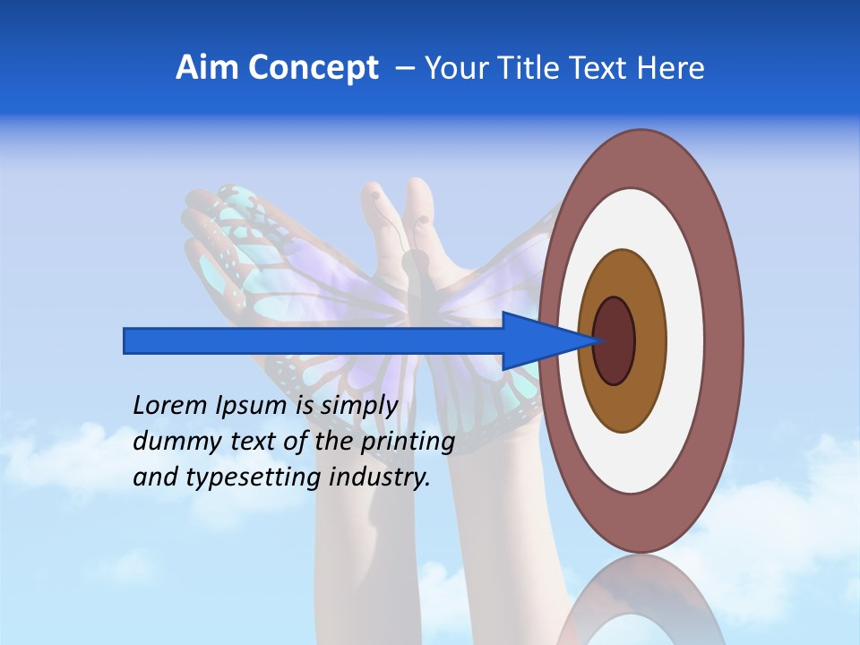 Rays Soft Cloudy PowerPoint Template