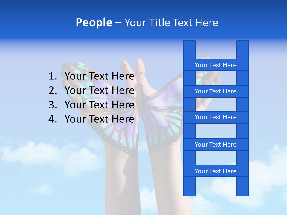 Rays Soft Cloudy PowerPoint Template