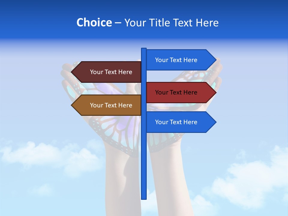 Rays Soft Cloudy PowerPoint Template
