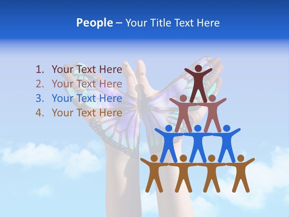 Rays Soft Cloudy PowerPoint Template