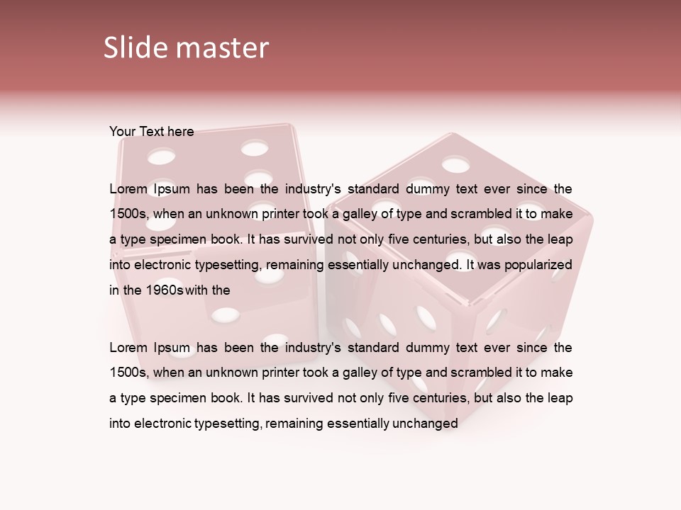 Illustration Champion Glossy PowerPoint Template