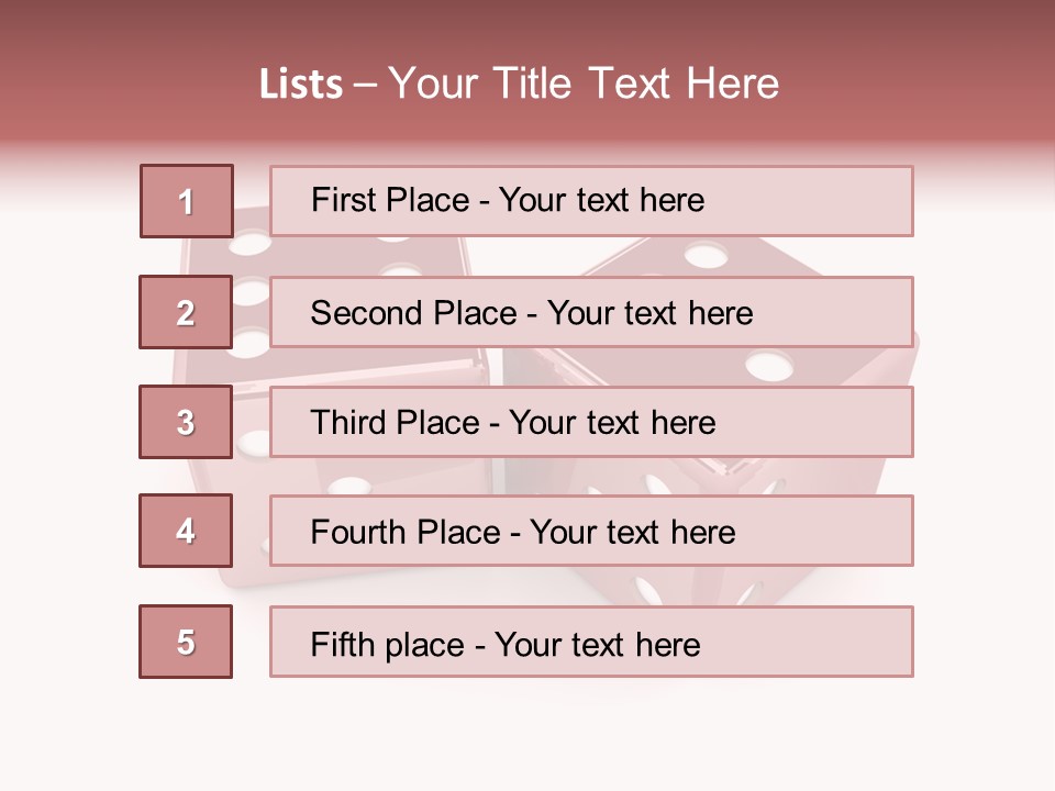 Illustration Champion Glossy PowerPoint Template