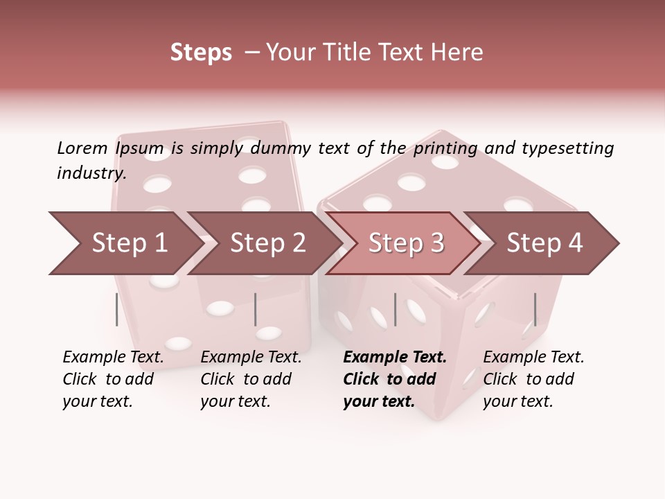 Illustration Champion Glossy PowerPoint Template
