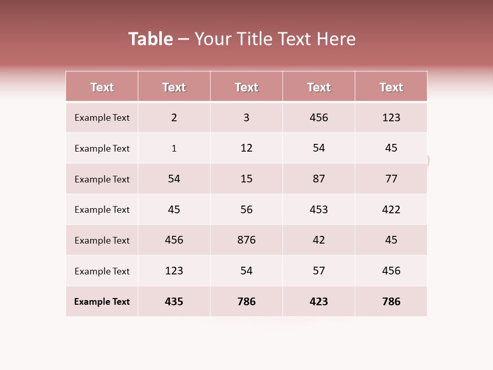 Illustration Champion Glossy PowerPoint Template
