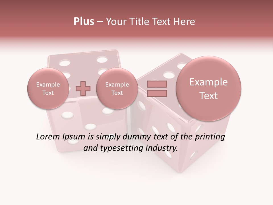 Illustration Champion Glossy PowerPoint Template