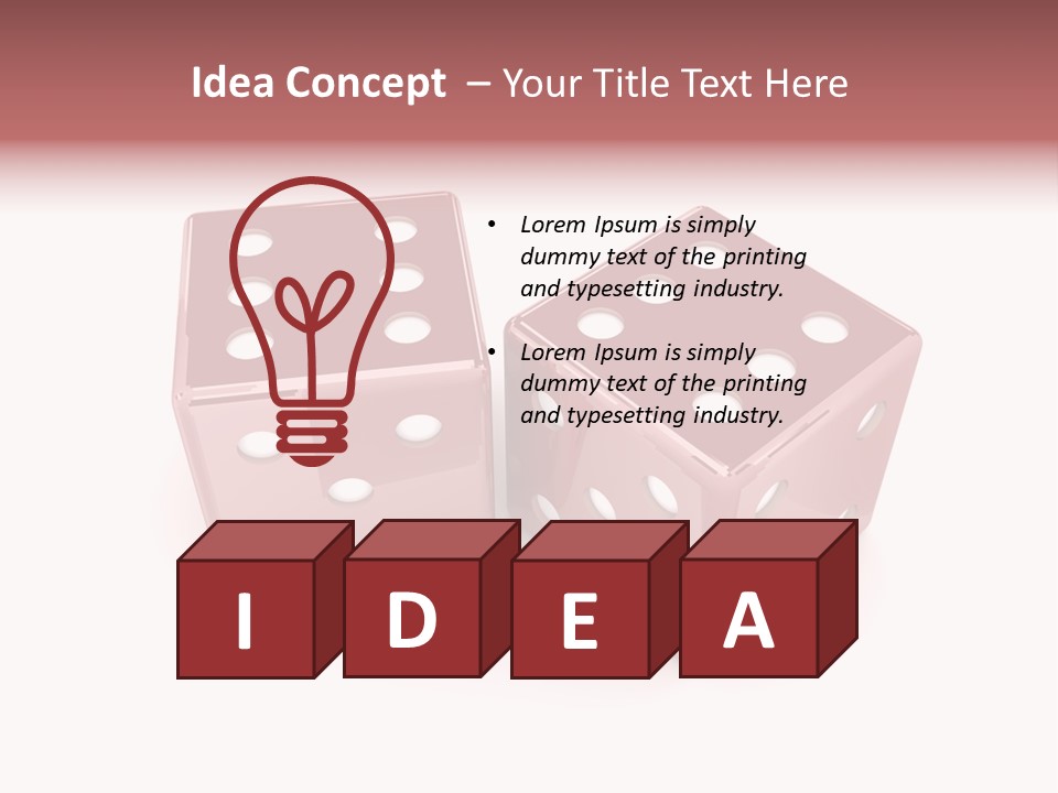 Illustration Champion Glossy PowerPoint Template