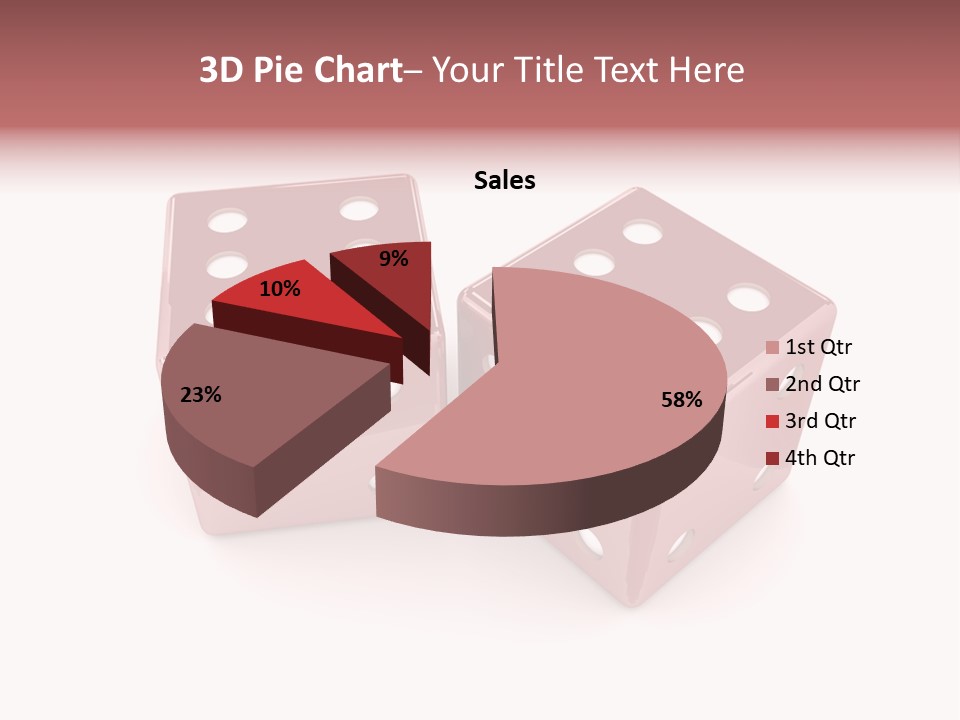 Illustration Champion Glossy PowerPoint Template