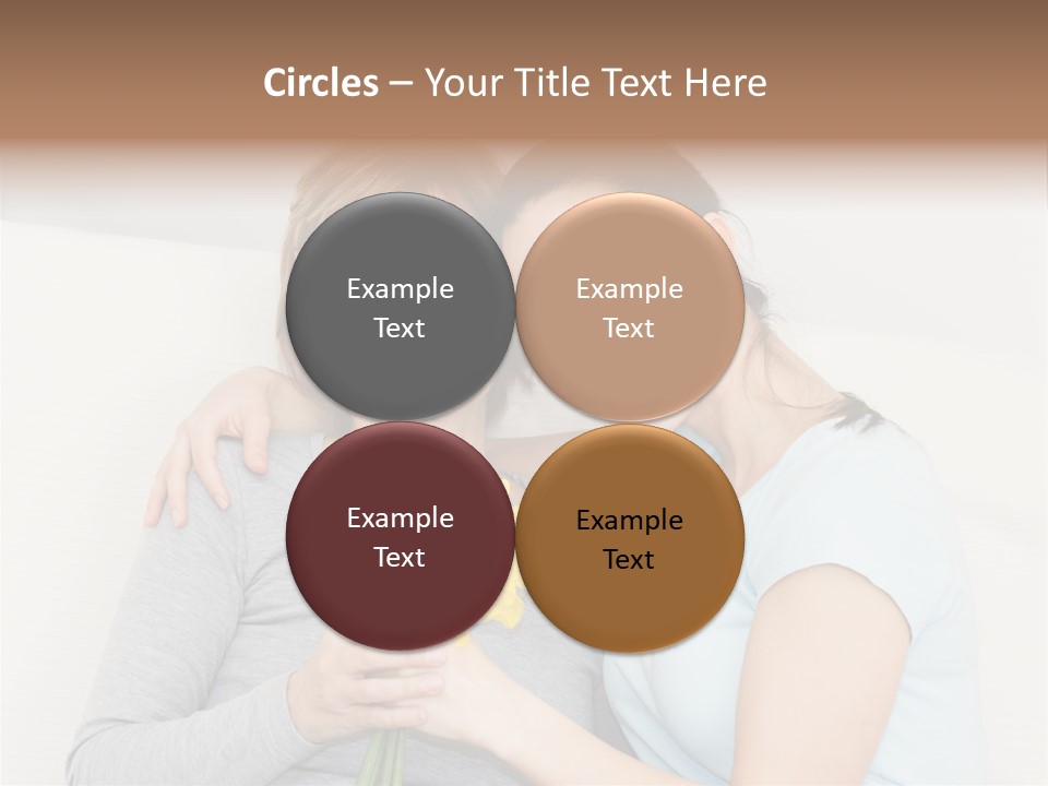 Yellow Only Woman Mothers Day PowerPoint Template