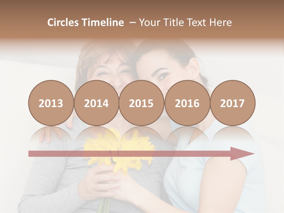 Yellow Only Woman Mothers Day PowerPoint Template