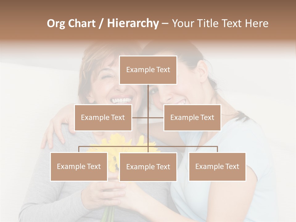 Yellow Only Woman Mothers Day PowerPoint Template