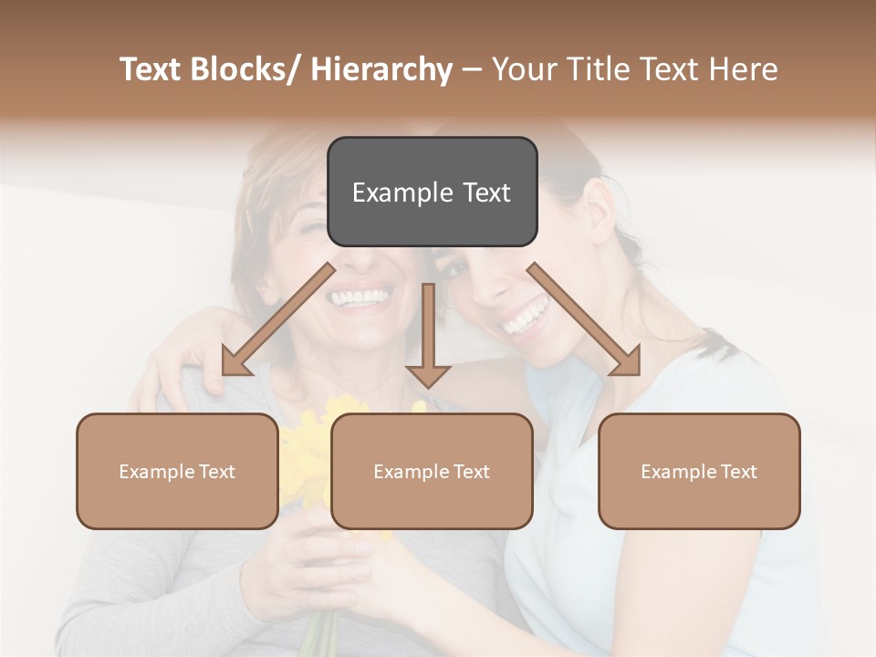 Yellow Only Woman Mothers Day PowerPoint Template