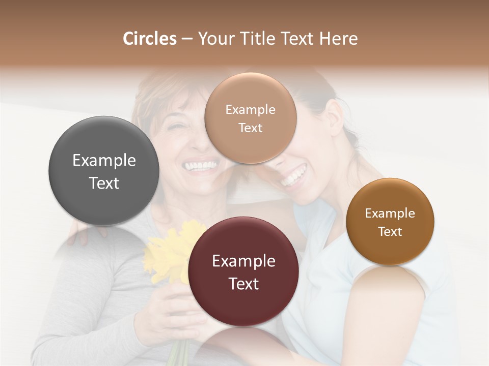 Yellow Only Woman Mothers Day PowerPoint Template