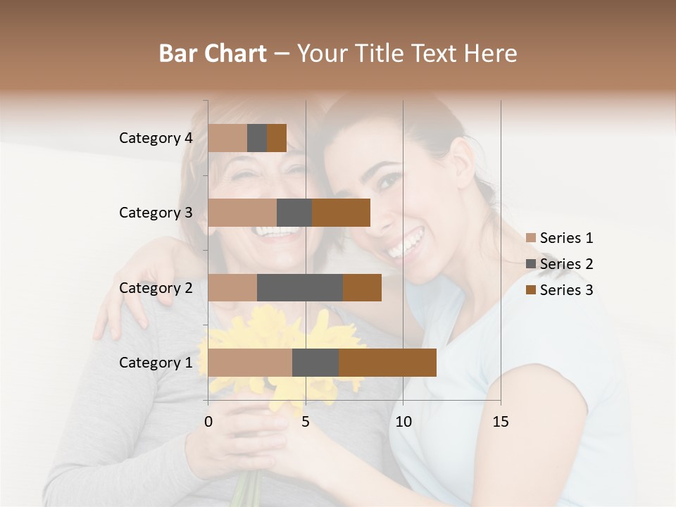 Yellow Only Woman Mothers Day PowerPoint Template