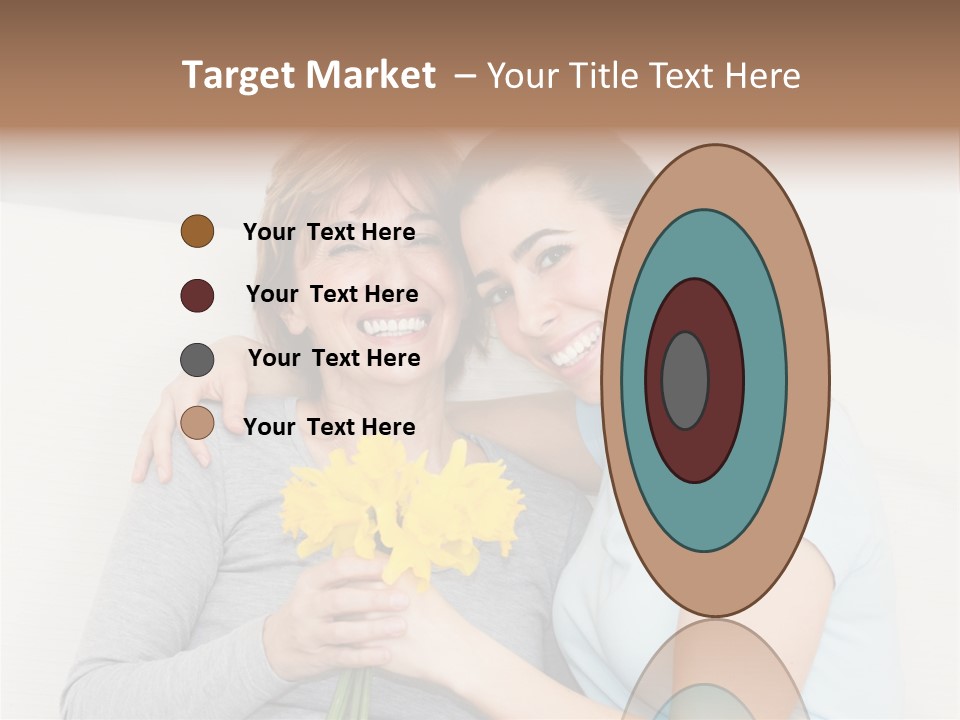 Yellow Only Woman Mothers Day PowerPoint Template