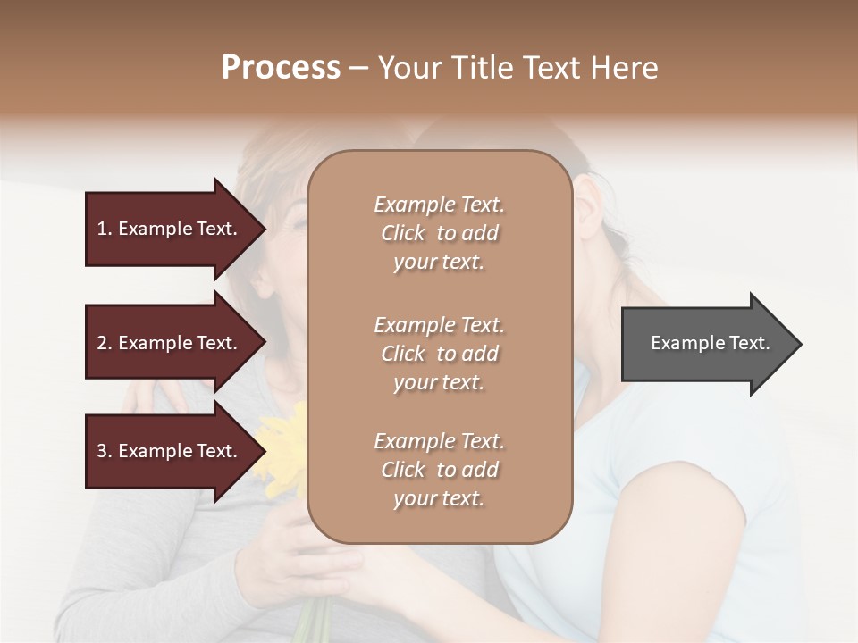 Yellow Only Woman Mothers Day PowerPoint Template