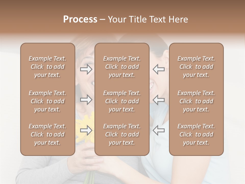 Yellow Only Woman Mothers Day PowerPoint Template