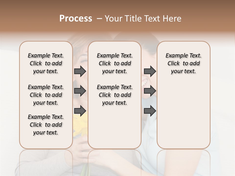 Yellow Only Woman Mothers Day PowerPoint Template