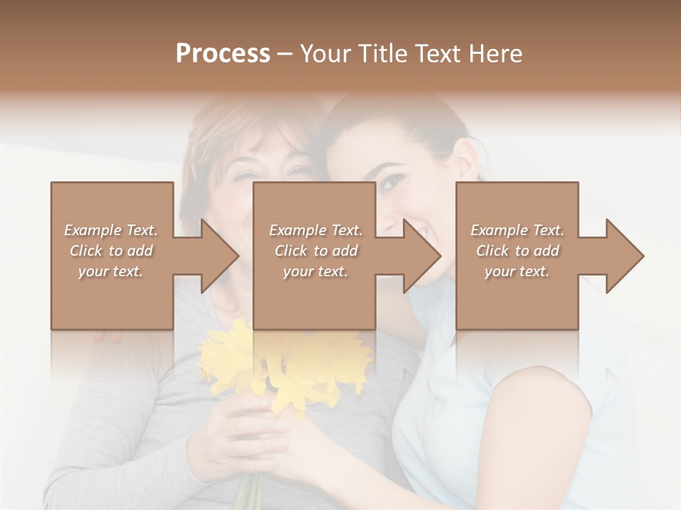 Yellow Only Woman Mothers Day PowerPoint Template