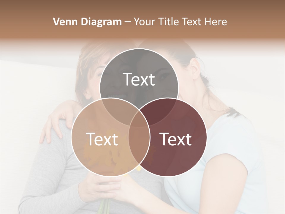 Yellow Only Woman Mothers Day PowerPoint Template