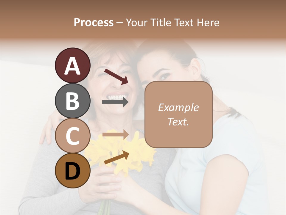 Yellow Only Woman Mothers Day PowerPoint Template