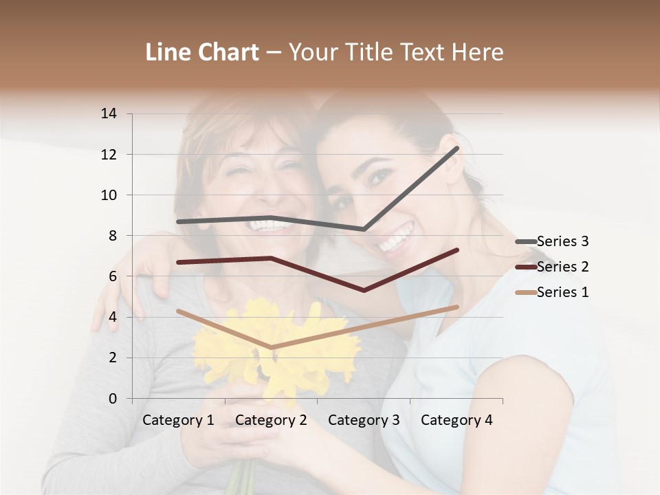 Yellow Only Woman Mothers Day PowerPoint Template