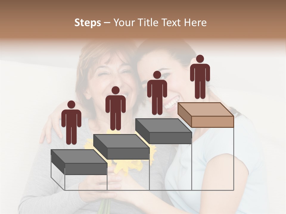 Yellow Only Woman Mothers Day PowerPoint Template