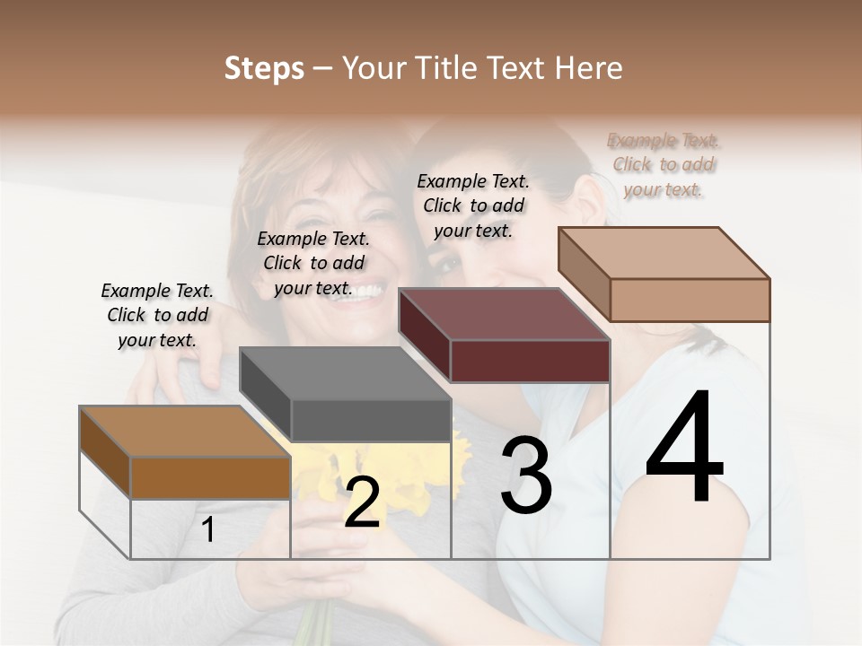 Yellow Only Woman Mothers Day PowerPoint Template