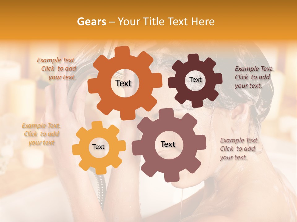 Treatment Tub Interior PowerPoint Template