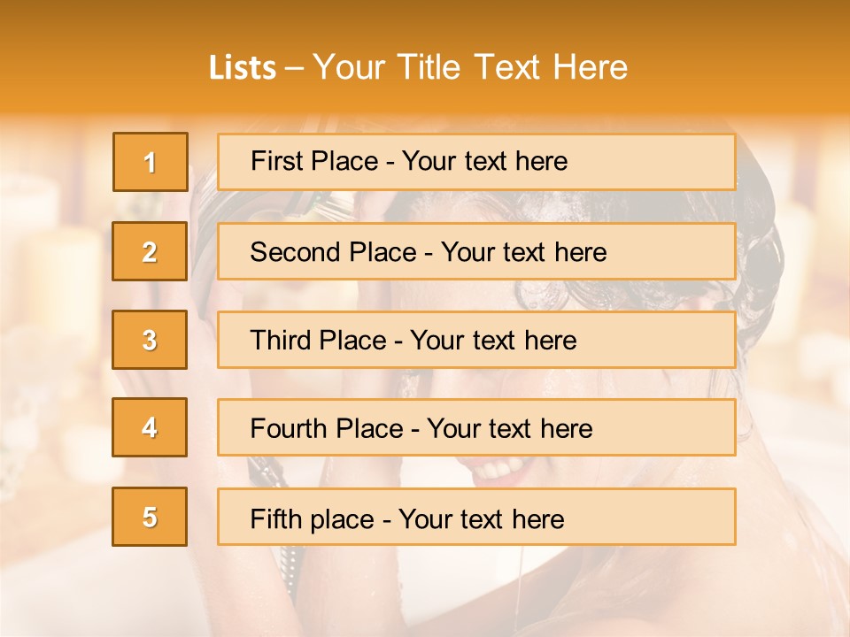 Treatment Tub Interior PowerPoint Template
