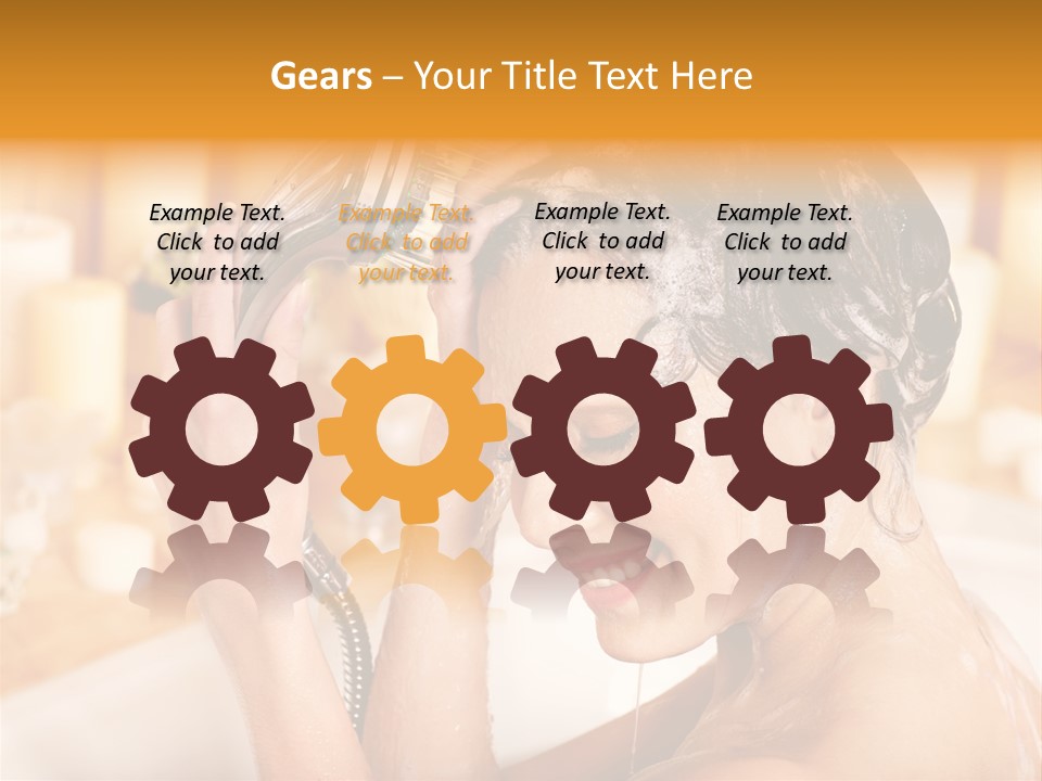 Treatment Tub Interior PowerPoint Template